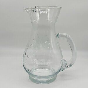 Vintage Princess House 72 Ounce Pitcher for Bar/Juice or Water, Heritage Pattern